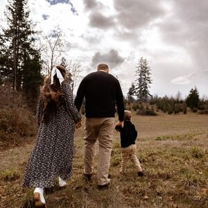 Lush Floral Maxi Dress - Black and White